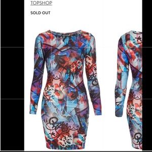 TopShop Graffiti Dress